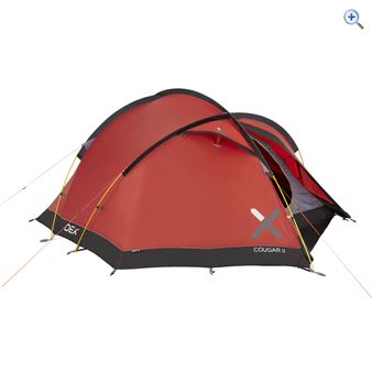 OEX Cougar II 2-Person Tent (2015) - Colour: Red And Black